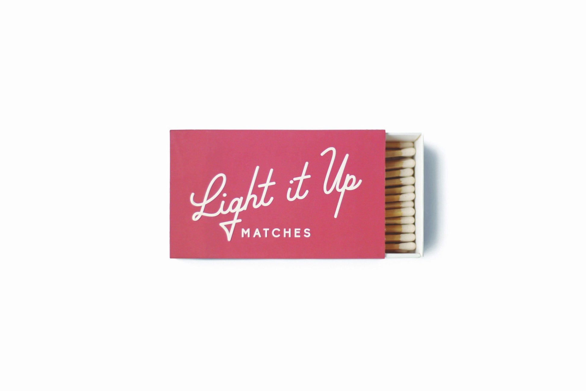 Matches - "Light it Up" - red colored box