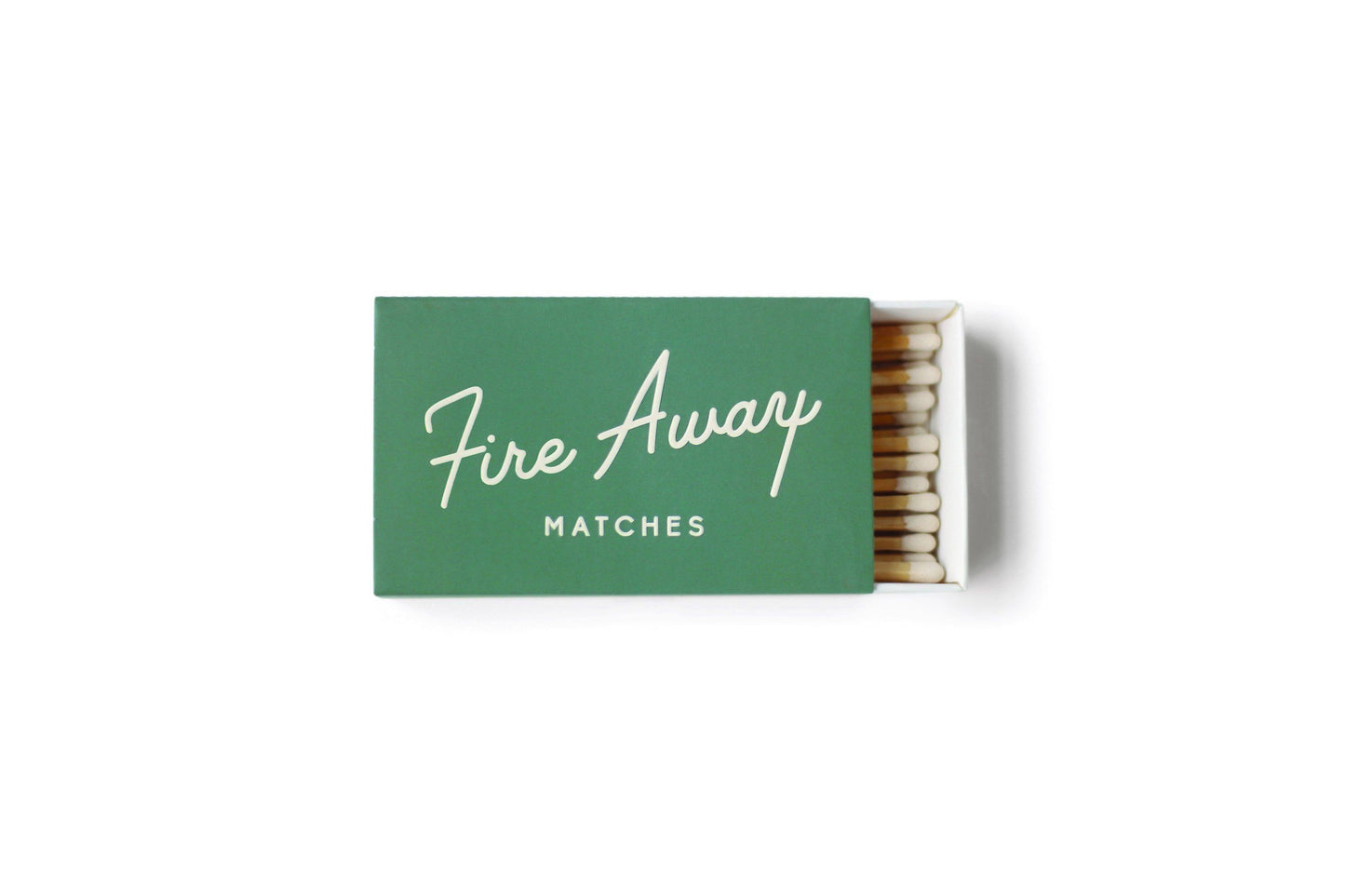 Matches - "Fire Away" - green colored box