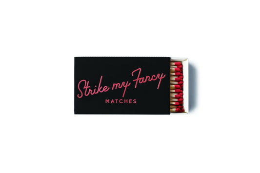 Matches - "Strike My Fancy" - black colored box
