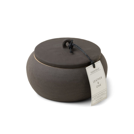 Cali 10 oz. Candle - Leather & Oak