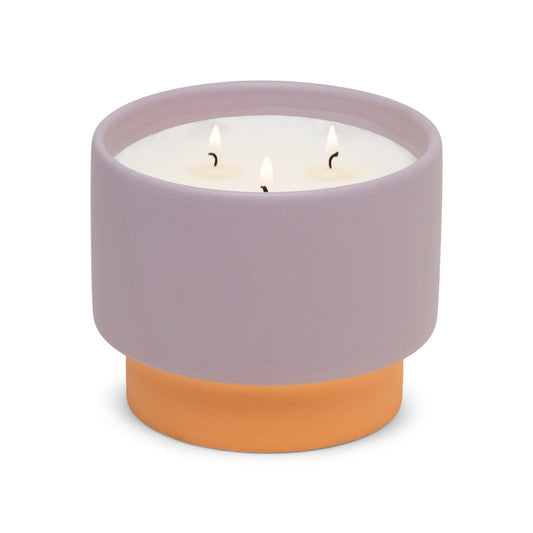 Color Block 16 oz Candle - Violet + Vanilla