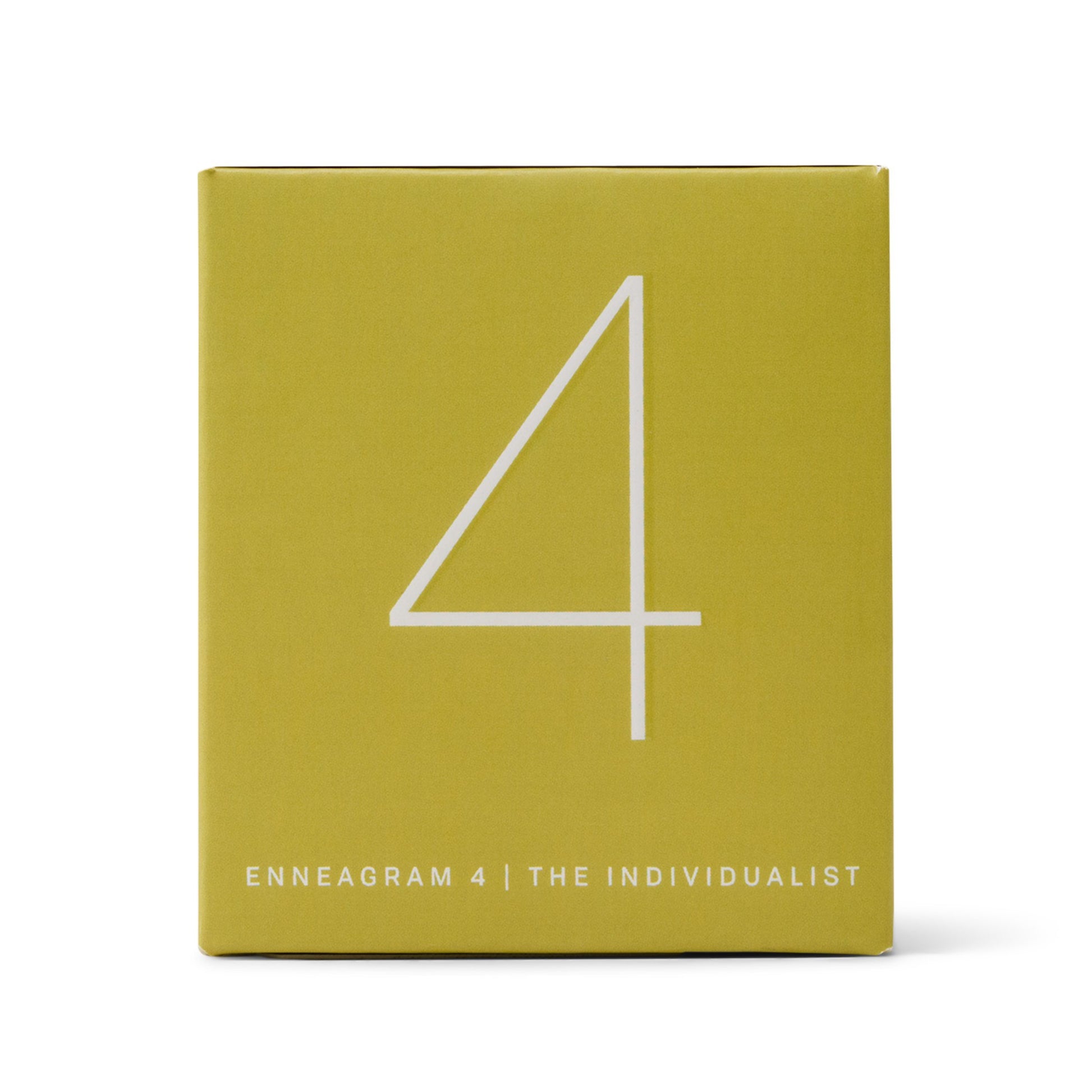yellow box which reads "the individualist"; also has the number 4 on the side