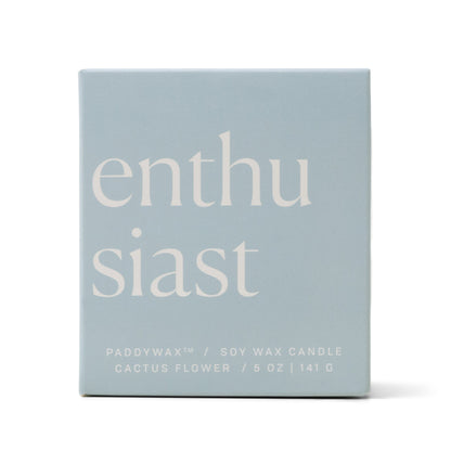 Baby blue box which reads "enthusiast"; also has the number 7 on the side