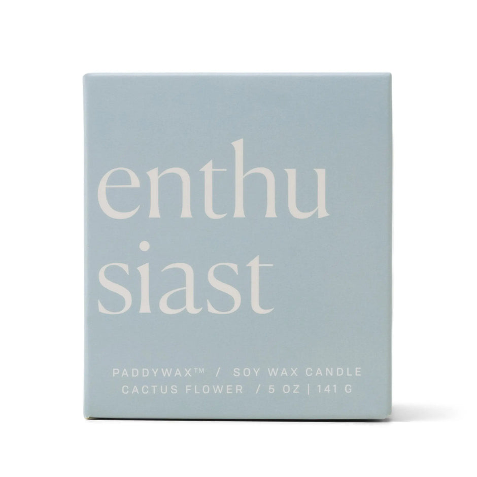 PADDYWAX: CACTUS FLOWER CERAMIC CANDLE - Coconut water, Aloe Vera & Bamboo main image 1