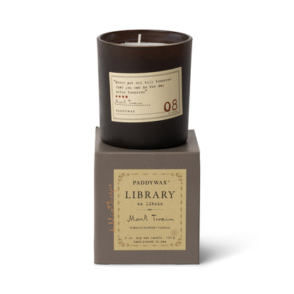 Library 6 oz Candle - Mark Twain