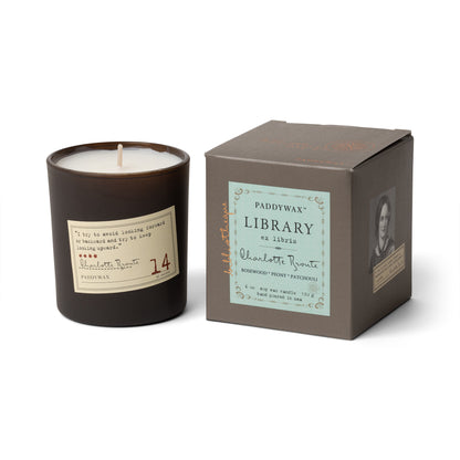 Library 6 oz Candle - Charlotte Bronte