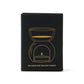 Essential Oil Burner & Tea Light Candle - Black Glass box side view