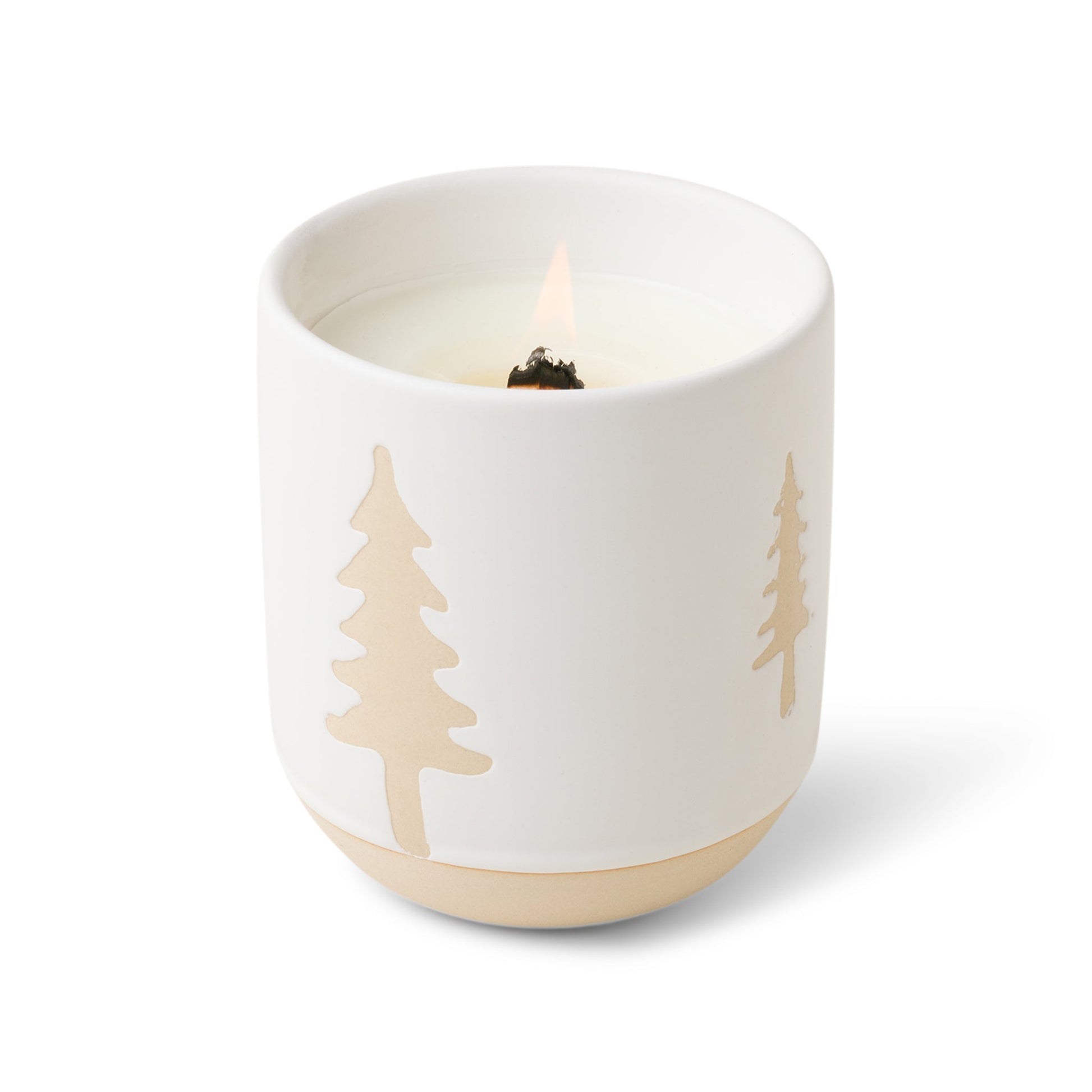 Cypress + Fir - 8.5 oz. White Ceramic Candle