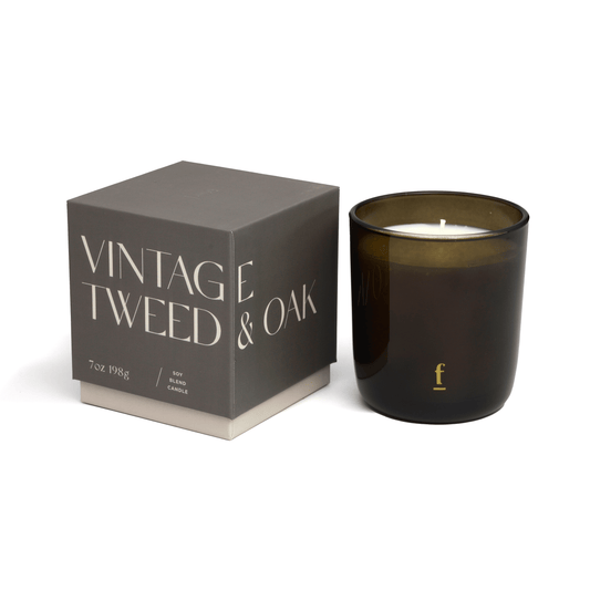 Signature 7oz Candle - Vintage Tweed & Oak