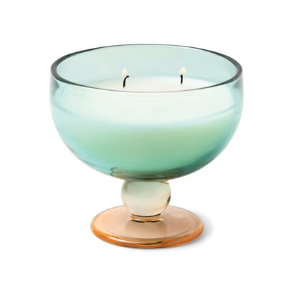 aura 6oz candle tobacco patchouli 2 wick candle