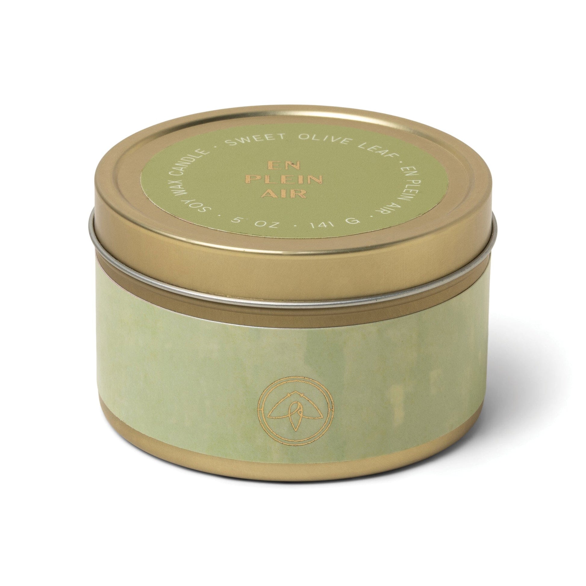 En Plein Air 5 oz Tin Candle - Sweet Olive Leaf