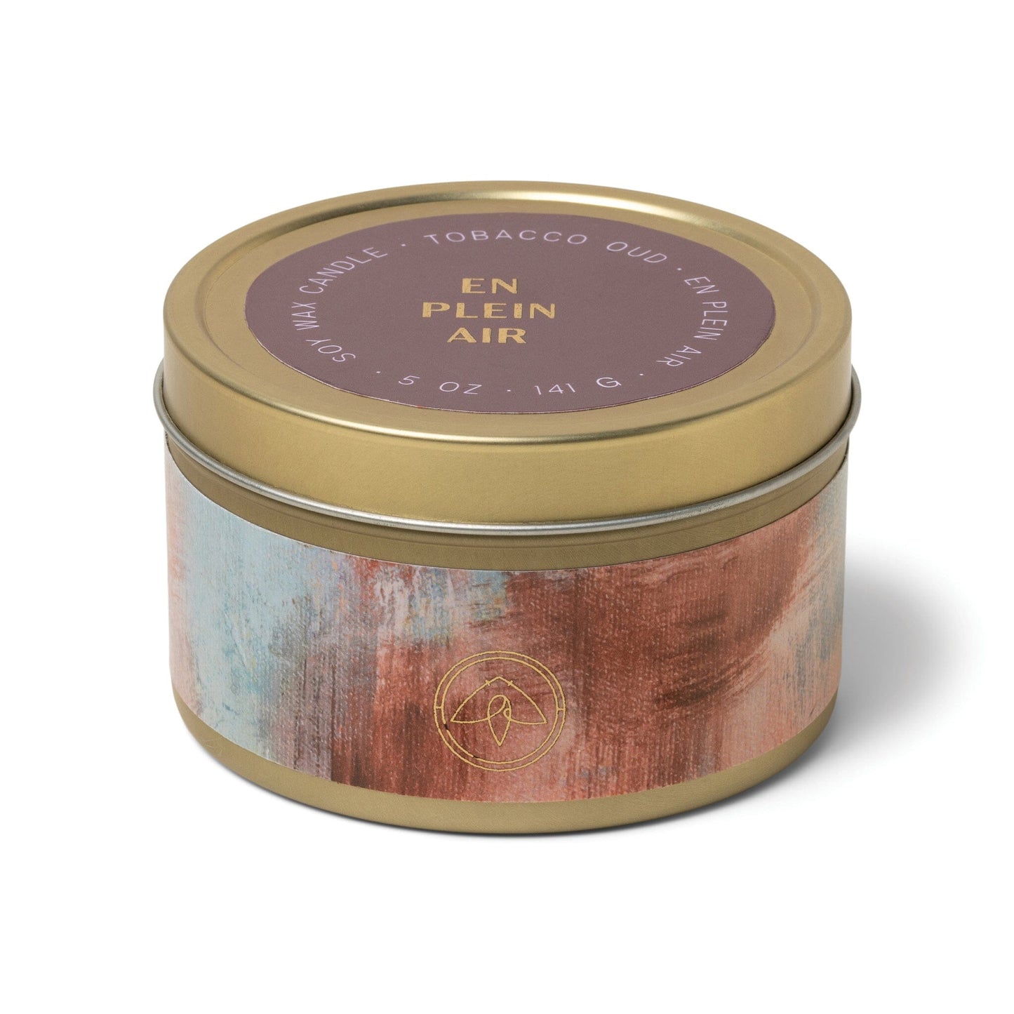 En Plein Air 5 oz Tin Candle - Tobacco Oud