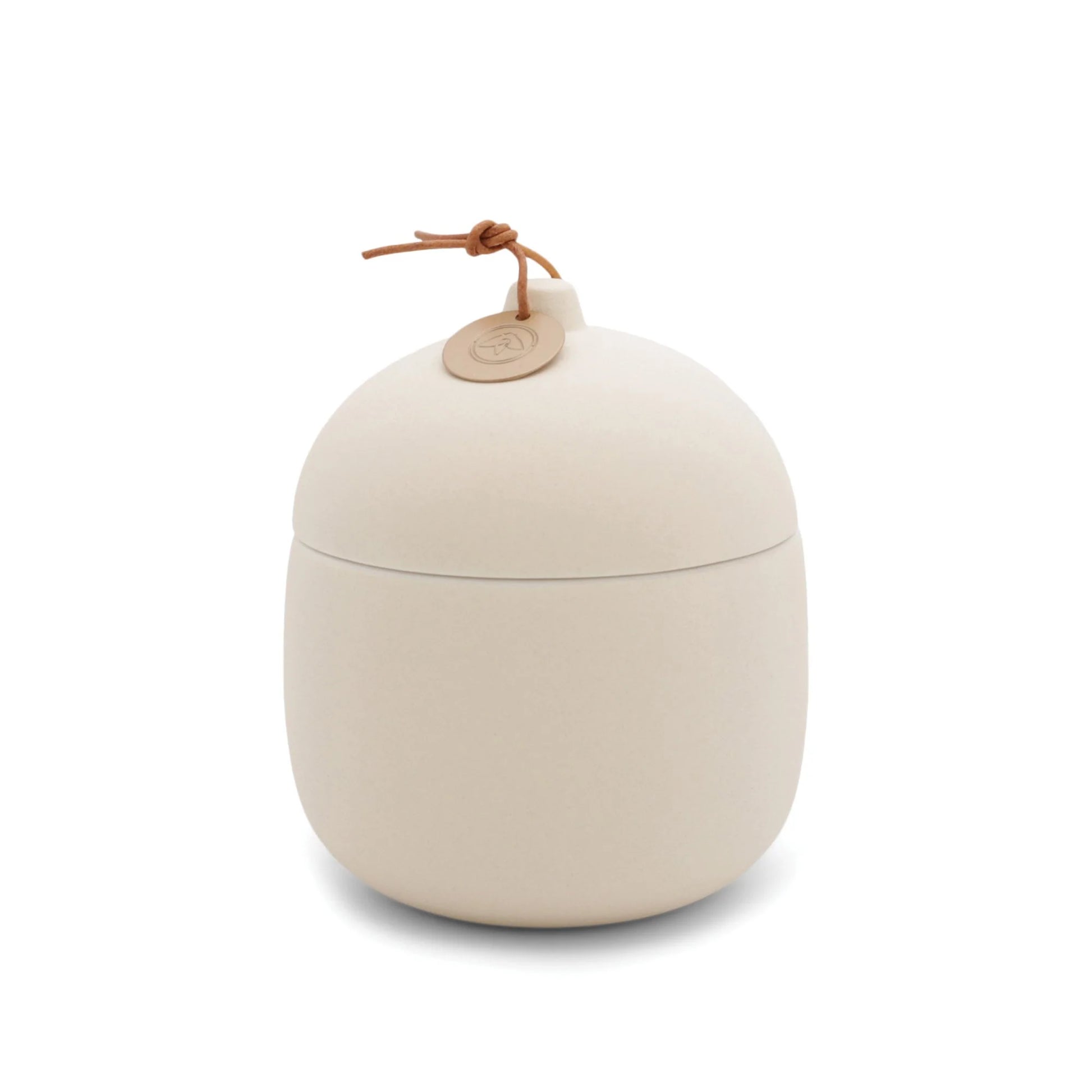 Keepsake 12 oz Candle - Tea Tree Rose - white colored clay vessel