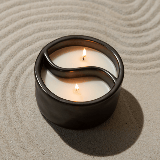 Palo Santo Suede Form Ceramic Candle – ECOVIBE